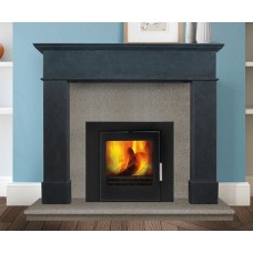 Balmoral Grande - Rio Cinza Limestone Fireplace