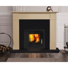 Flat Victorian Limestone Fireplace