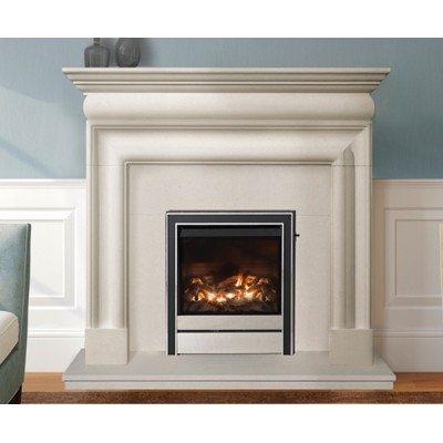 Pembroke Bolection Limestone Fireplace
