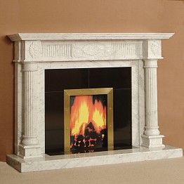 The Alexandria Marble Fireplace