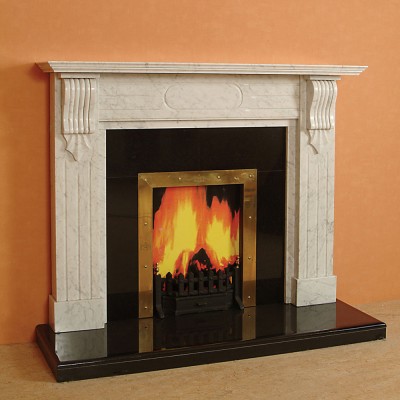 The Nairobi Marble Fireplace