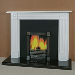 The Regency Bullseye Marble Fireplace