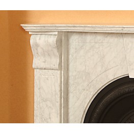 The Adelaide White Marble Fireplace