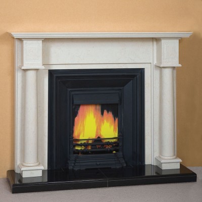 The Marbella Marble Fireplace