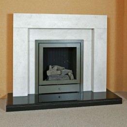 The Grove Limestone Fireplace