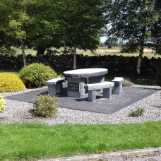 Limestone Picnic Table and Seating